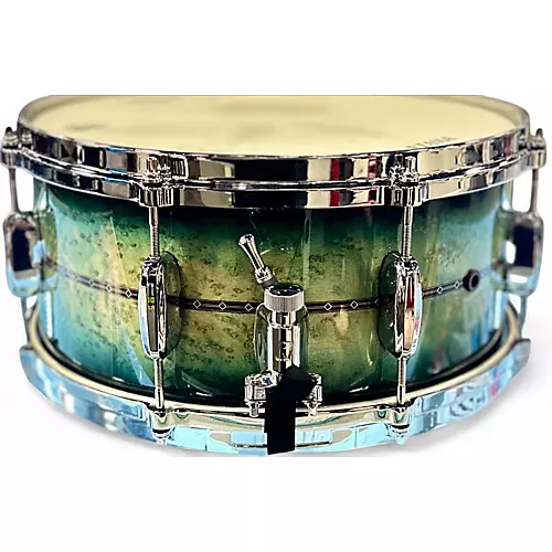 Used 2024 TAMA 6.5in STAR CERULEAN BIRDSEYE MAPLE BURST  Drum CERULEAN BIRDSEYE MAPLE BURST  93