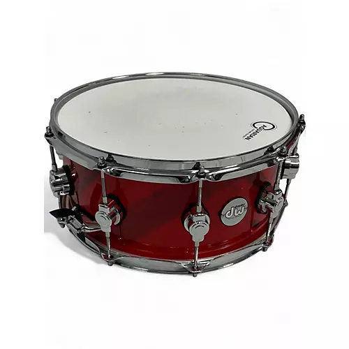 Used DW 14X6.5 Design Series Snare Ruby Drum Ruby 213