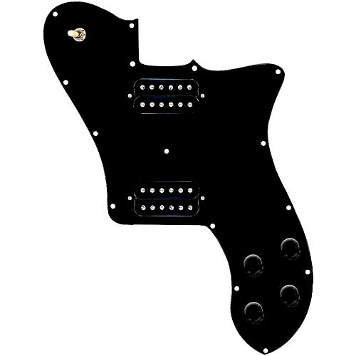 920D Custom Loaded Pickguard for '72 Deluxe Telecaster with Uncovered Smoothies Humbuckers White Pearl