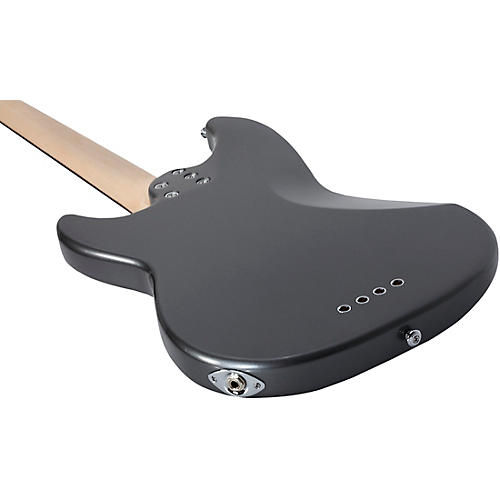 Schecter Guitar Research Banshee 4-String Short Scale Electric Bass Guitar Pelham Blue White Pickguard