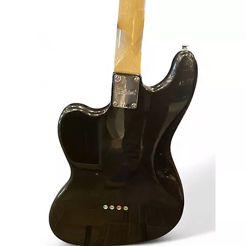 Used Squier Paranormal Rascal Bass HH Charcoal Metallic Electric Bass Guitar Charcoal Metallic