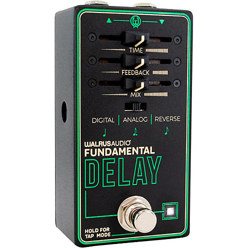 Walrus Audio Fundamental Series Delay Effects Pedal Black