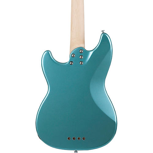 Schecter Guitar Research Banshee 4-String Short Scale Electric Bass Guitar Pelham Blue White Pickguard