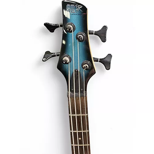 Used Ibanez SR250 Soda Blue Sunbrust Electric Bass Guitar Soda Blue Sunbrust