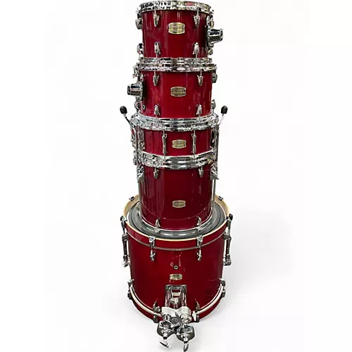 Used 2020s Yamaha 5 Piece Stage Custom Cranberry Red Drum Kit Cranberry Red