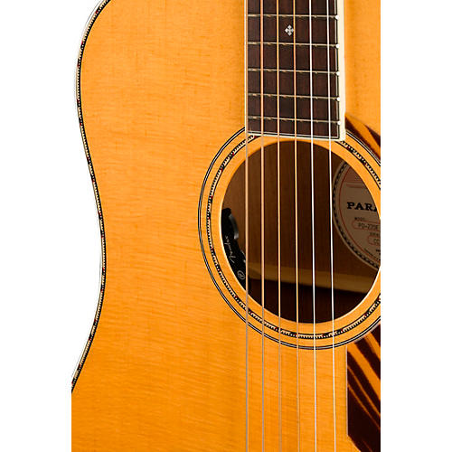 Fender Paramount PO-220E Orchestra Acoustic-Electric Guitar Aged Cognac Burst