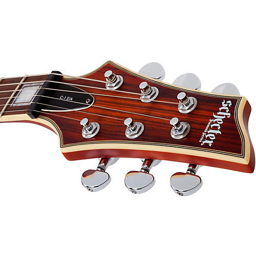 Schecter Guitar Research C-1 EA Classic Semi-Hollow Electric Guitar Satin Antique Pelham Blue