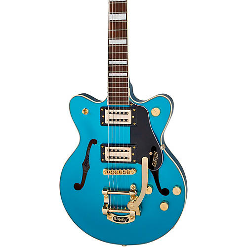 Gretsch Guitars G2655TG Streamliner Center Block Jr. Double-Cut with Bigsby LTD Electric Guitar Riviera Blue