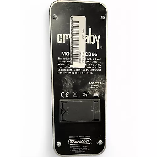 Used Dunlop GCB95 Original Crybaby Wah Effect Pedal