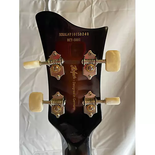 Used Hohner B Bass VI Natural Electric Bass Guitar Natural