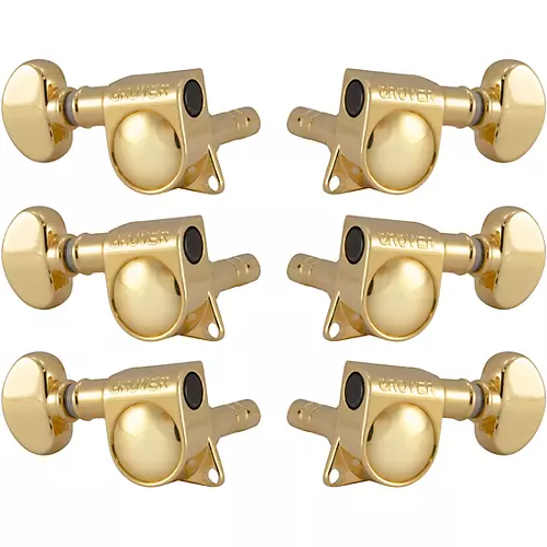 Grover Mid-Size Locking Rotomatics 406 Series Tuning Machines Gold 6-in-line