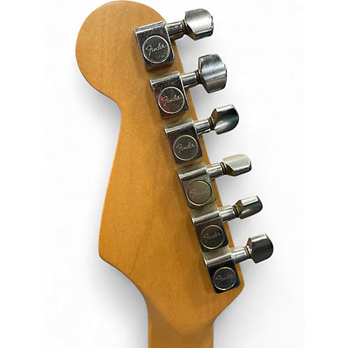 Vintage 1990s Fender American Standard Stratocaster Burgundy Solid Body Electric Guitar Burgundy