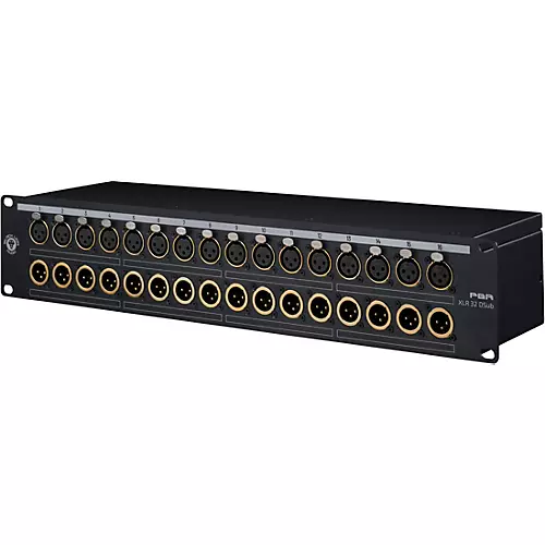 Black Lion Audio PBR XLR 32 D-Sub Patchbay