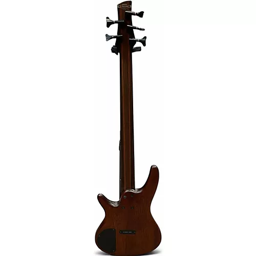 Used Ibanez SR505 5 String Walnut Electric Bass Guitar Walnut
