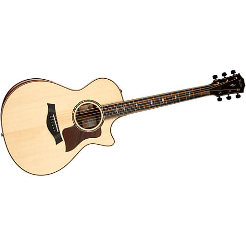 Taylor 812ce V-Class Grand Concert Acoustic-Electric Guitar Natural