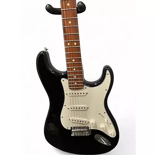 Used 2020 Fender Player Stratocaster Black Solid Body Electric Guitar Black
