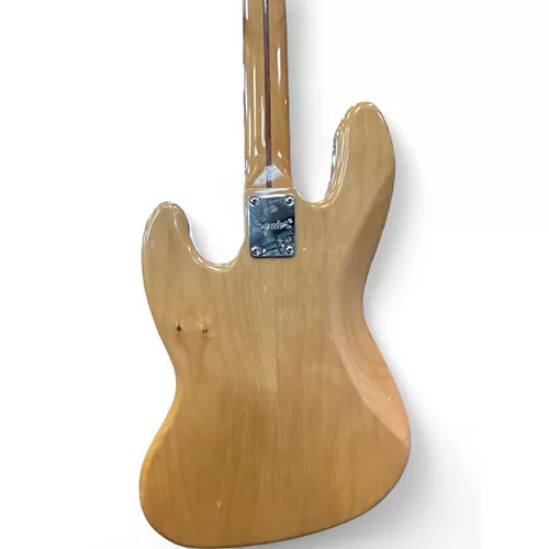 Used 2019 Squier Classic Vibe 1970S Jazz BaSS Vintage Natural Electric Bass Guitar Vintage Natural
