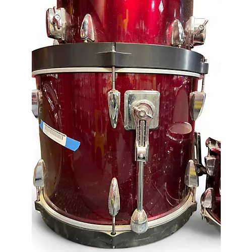 Used TAMA 5 Piece Imperialstar Cherry Red Drum Kit Cherry Red