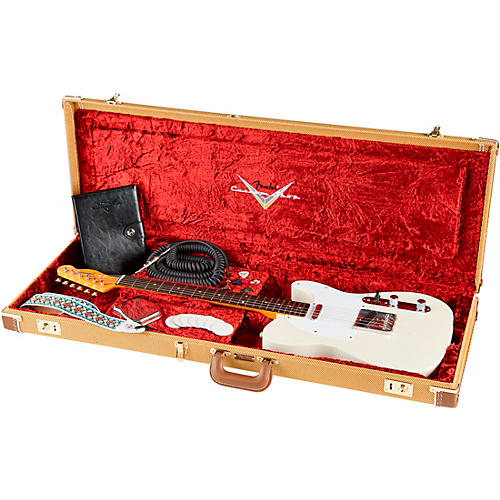 Fender Custom Shop Jimmy Page Signature Telecaster Electric Guitar White Blonde