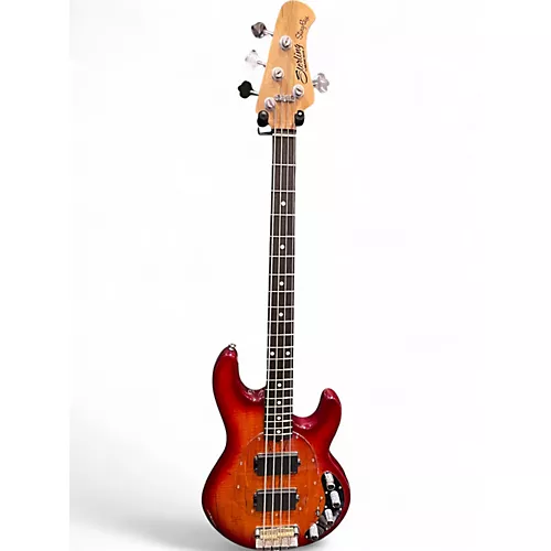 Used Sterling by Music Man RAY 34HH BLOOD ORANGE Electric Bass Guitar BLOOD ORANGE