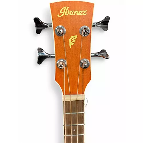 Used Ibanez PNB14E-OPN Natural Acoustic Bass Guitar Natural