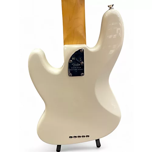 Used Fender American Professional II Jazz Bass Olympic White Electric Bass Guitar Olympic White