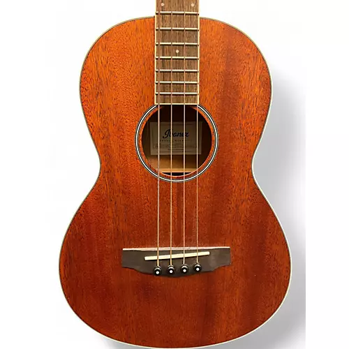 Used Ibanez PNB14EOPN Natural Acoustic Bass Guitar Natural