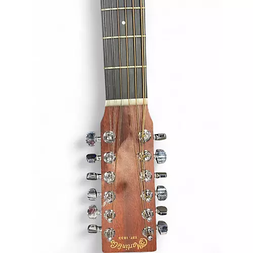Used Martin Custom X Series 12 String Natural 12 String Acoustic Electric Guitar Natural