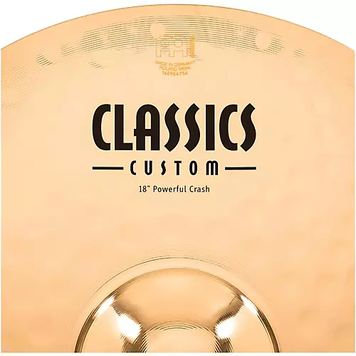 MEINL Classics Custom Powerful Crash - Brilliant 16 in.