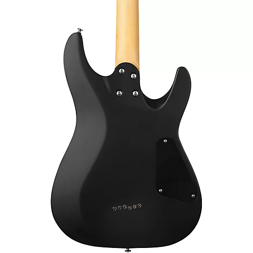 Schecter Guitar Research C-6 Deluxe Left-Handed Electric Guitar Satin Black