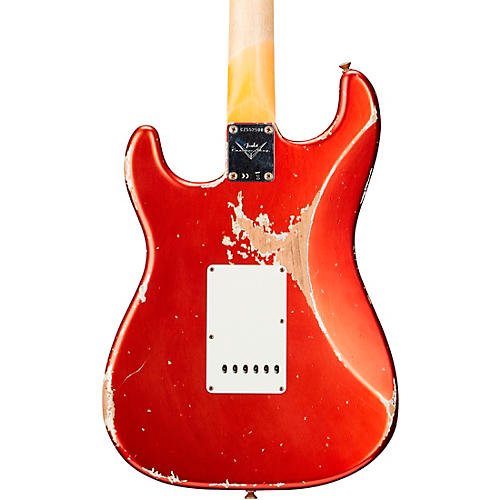 Fender Custom Shop 1959 Stratocaster Heavy Relic Electric Guitar Super Faded Aged Candy Apple Red