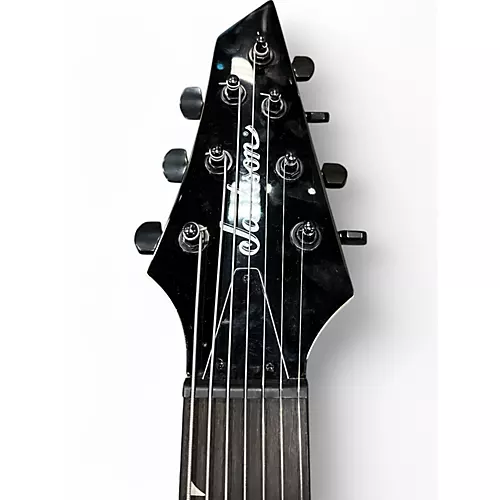 Used Jackson JS22-7 Dinky 7 String Black Solid Body Electric Guitar Black