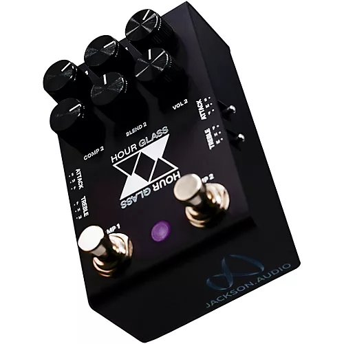 Jackson Audio Hourglass Analog Dual Compressor Effects Pedal Black