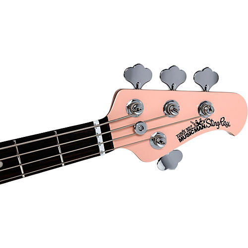 Ernie Ball Music Man StingRay Special HH Electric Bass Guitar Black and Chrome