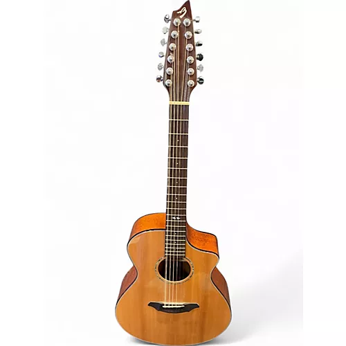 Used Breedlove Passport C250/SME12 Natural 12 String Acoustic Electric Guitar Natural