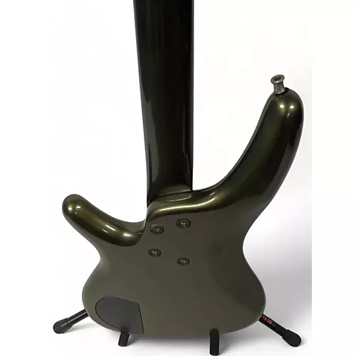 Used Ibanez SR800 Green Electric Bass Guitar Green