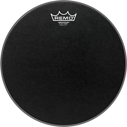 Remo Black Suede Ambassador Batter Drum Head 10 in.