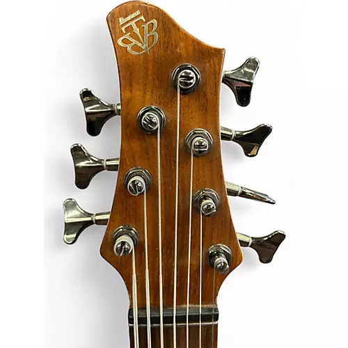 Used Ibanez BTB747 7 String Natural Electric Bass Guitar Natural