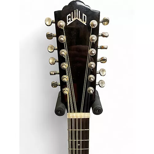 Used Guild F2512CE Sunburst 12 String Acoustic Electric Guitar Sunburst