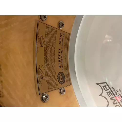 Used DW 6X14 Collector's Series FinishPly Top Edge Snare Broken Glass Drum Broken Glass 13