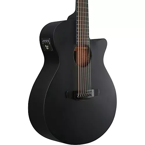 Ibanez AEG721 7-String Grand Concert Acoustic-Electric Guitar Blackout Flat