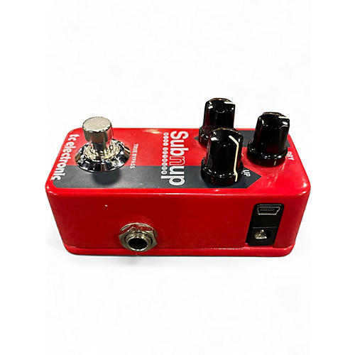 Used TC Electronic Sub N Up Octaver Effect Pedal