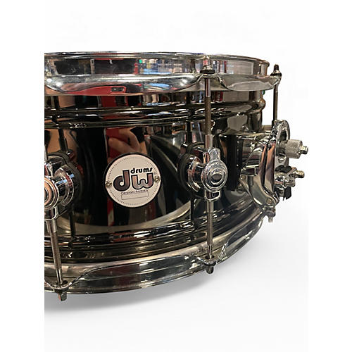 Used DW 14X6.5 Design Series Nickel Over Brass Black Nickel Drum Black Nickel 213
