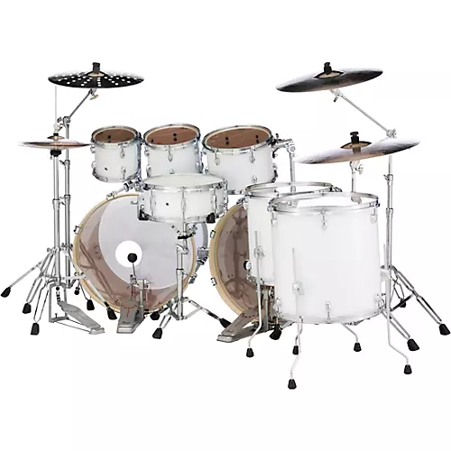 Pearl Export Double Bass 8-Piece Drum Set Pure White