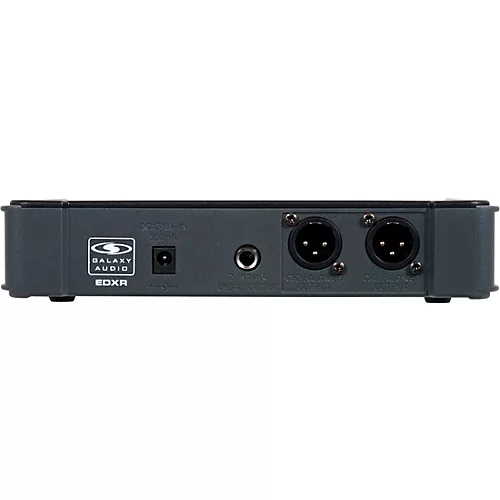 Galaxy Audio EDXR/38SS EDX Dual-Channel Wireless System With Two Headset Microphones, Frequency N Band N Black