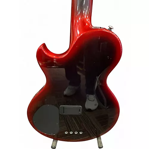 Used Schecter Guitar Research Nadja Peulen NP4 Red Electric Bass Guitar Red