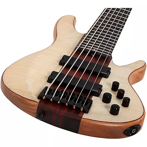 Schecter Guitar Research Charles Berthoud CB-6 6-String Electric Bass Guitar Natural Satin