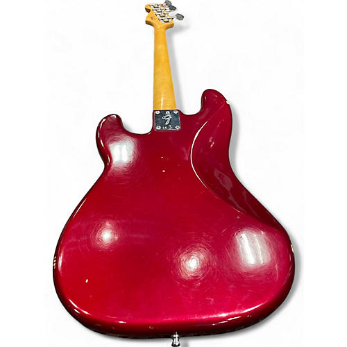 Used 2022 Fender Nate Mendel Signature Precision Bass Candy Apple Red Metallic Electric Bass Guitar Candy Apple Red Metallic