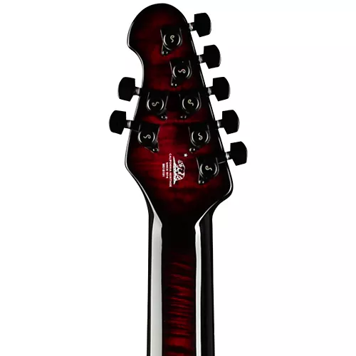 Ernie Ball Music Man John Petrucci BFR Majesty 7 Quilt Top 7-String Electric Guitar Red Nebula
