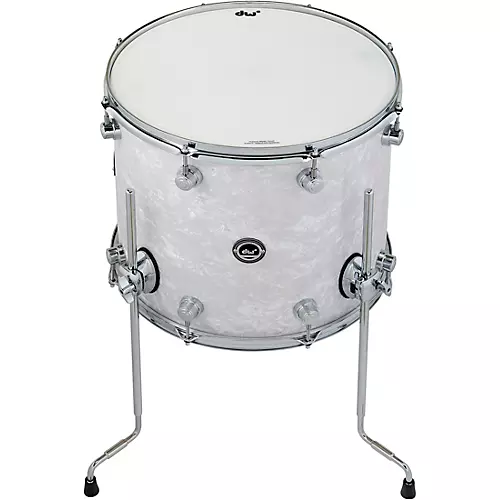 DW DWe Wireless Acoustic/Electronic Convertible Floor Tom with Legs 14 x 12 in. Finish Ply Black Galaxy